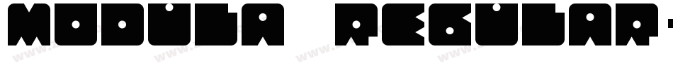 Modula Regular字体转换